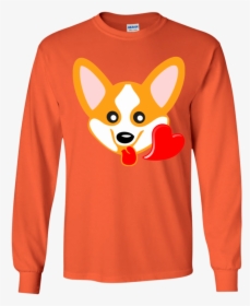 Corgi Emoji T Shirt Funny Heart Eyes Emoji Youth Ls - Drone Funny T Shirt, HD Png Download, Free Download