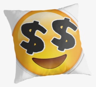 "money Eyes Emoji - Cushion, HD Png Download, Free Download