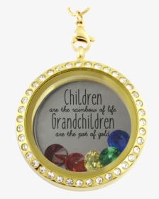 Grandchildren Are The Pot Of Gold Locket"  Class= - Locket, HD Png Download, Free Download
