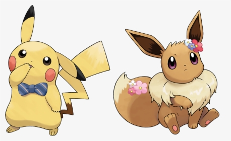 Eevee Pokemon , Png Download - Pokemon Eevee And Pikachu, Transparent Png, Free Download