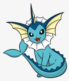 Vaporeon Pokemon Character Vector Art - Vaporeon Png, Transparent Png, Free Download