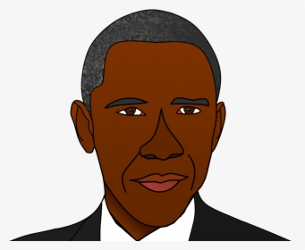 Obama Cartoon Png - Gentleman, Transparent Png, Free Download