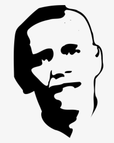 Obama Portrait Bw Clip Arts - Clip Art, HD Png Download, Free Download