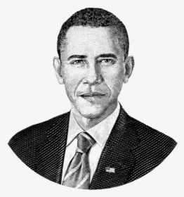 Transparent Barack Obama Clipart - Barack Obama Graphic Black & White, HD Png Download, Free Download