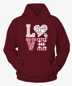 Oklahoma Sooners Stacked Love Slogan Heart Shape Shirt - Texas Tech University Hoodie, HD Png Download, Free Download