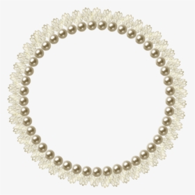 Pearl Picture Frame - Circle Transparent Pearls Png, Png Download, Free Download