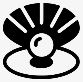 Pearl Sea Shell - Pearl Icon Png, Transparent Png, Free Download