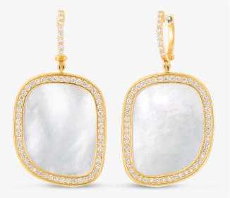 Roberto Coin Drop Earrings With Mother Of Pearl And - Earrings, HD Png Download, Free Download