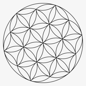Seed Of Life Clip Arts - Geometric Design In A Circle, HD Png Download, Free Download