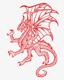 Red Dragon - Dragon Png, Transparent Png, Free Download