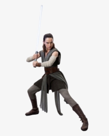 The Last Jedi Rey Luke Skywalker Kylo Ren Daisy Ridley - Rey Costume Last Jedi, HD Png Download, Free Download