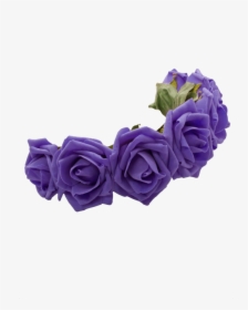 Transparent Purple Flower Crown - Purple Flower Crown Png, Png Download, Free Download