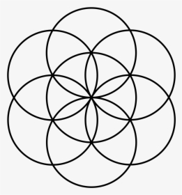 Collection Of Free Drawing Circles Flower Download - Seed Of Life, HD Png Download, Free Download