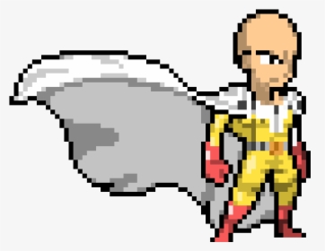 One Punch Man Pixel, HD Png Download, Free Download