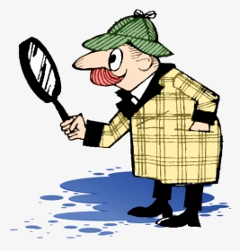 Inspector In Puddle - Research Clipart Black And White, HD Png Download, Free Download