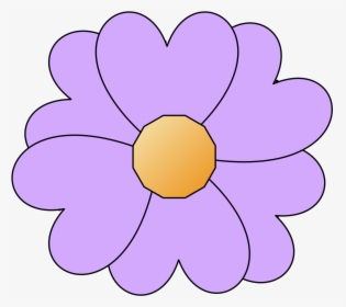 Simple Purple Flower, HD Png Download, Free Download