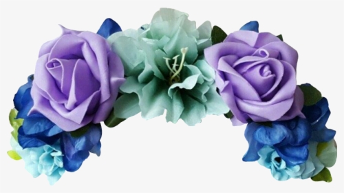 Purple Flower Crown Png - Purple And Blue Flower Crown, Transparent Png, Free Download