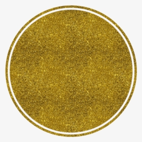 🎄 #circle #glitter #gold #glittery #figure #shape - Gold Glitter Circle Transparent, HD Png Download, Free Download