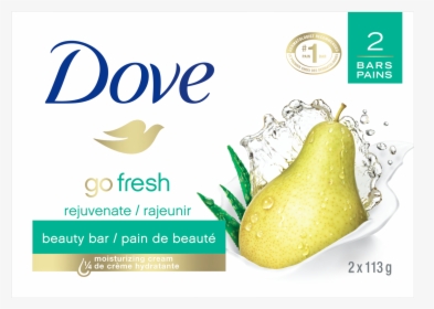 Bar Go Fresh Rejuvenate Pear & Aloe Vera Scent 2x113g - Dove Pear Body Wash, HD Png Download, Free Download