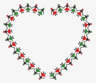 Pixel Dancers Heart - Dancing Border Design, HD Png Download, Free Download
