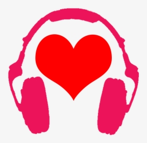 Anime Heart Png - Heart And Headphones Png, Transparent Png, Free Download