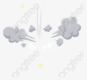 Smoke Clipart Airplane - Cartoon, HD Png Download, Free Download