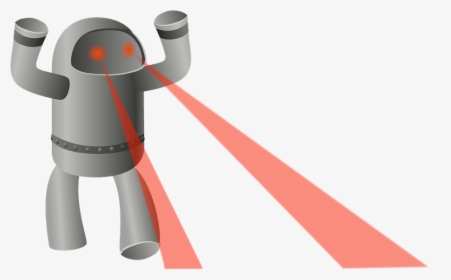 Robot With Laser Eyes, HD Png Download, Free Download