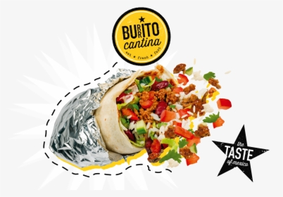 Burrito Cantina Chicken Branding - Fast Food, HD Png Download, Free Download