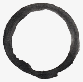 Watercolor Circle Outline Free Png Download Free Watercolor - Watercolor Black Grey Transparent, Png Download, Free Download