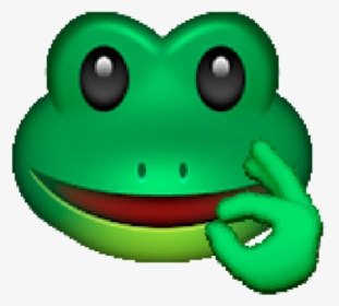 Frog Green Frog Amphibian Vertebrate Tree Frog Cartoon - Pepe Emoji, HD Png Download, Free Download