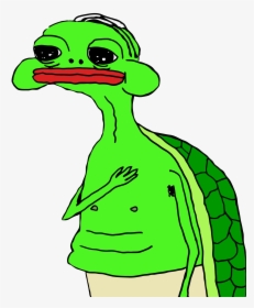 Pepe Sad Png - Oh My Gawd Turtle Meme, Transparent Png, Free Download