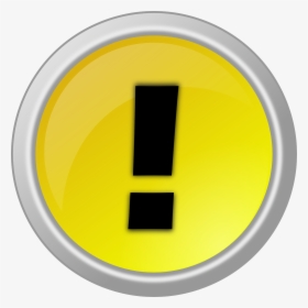 Button Warning Png, Transparent Png, Free Download