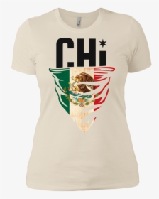 Women"s Black Chi Mexican Flag T-shirt - Flag Of Mexico, HD Png Download, Free Download