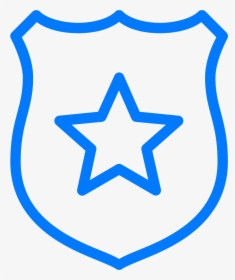 Png Free Library Badge Svg Law Enforcement - Police Badge Vector Png, Transparent Png, Free Download