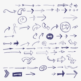 Arrow Drawing Clip Art - Handwritten Circle And Arrow, HD Png Download, Free Download