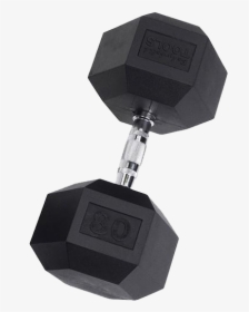 Dumbbell Png Hd Photo - 70 Pound Rubber Dumbbells, Transparent Png, Free Download