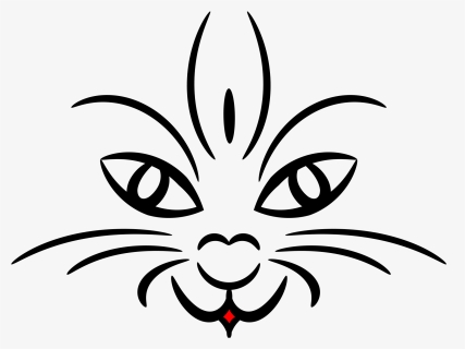 Cat Face - Portable Network Graphics, HD Png Download, Free Download