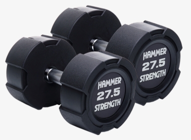 Hammer Strength Rubber Dumbbells, HD Png Download, Free Download