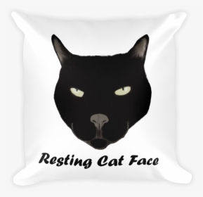 Resting Cat Face Pillow - Dental, HD Png Download, Free Download