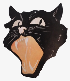 Clip Art Halloween Cat Face - Black Cat, HD Png Download, Free Download