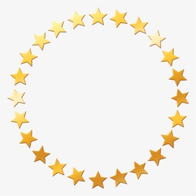 Gold Star Circle Png, Transparent Png, Free Download