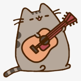 Musicianpusheen Guitar Pusheen Cat - Cute Pusheen, HD Png Download, Free Download