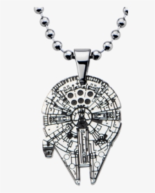 Millennium Falcon Steel Necklace, HD Png Download, Free Download