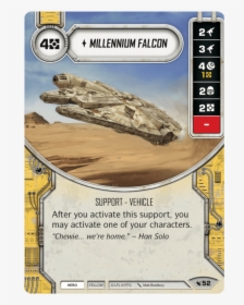 Star Wars Destiny Millennium Falcon, HD Png Download, Free Download