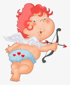 Cupid Clipart February - Cute Cupid Clipart, HD Png Download, Free Download