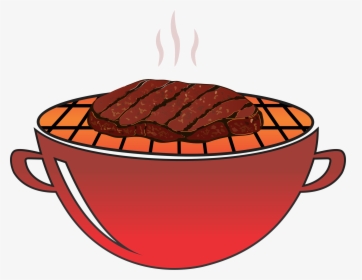 Red Clipart Bbq Grill - Grill Food Clip Art, HD Png Download, Free Download