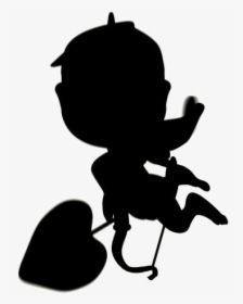 Baby Cupid Png Transparent Images - Silhouette, Png Download, Free Download