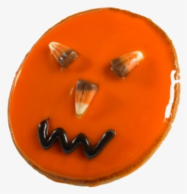 Halloween Pumpkin Face Cookie - Jack O Lantern Transparent, HD Png Download, Free Download