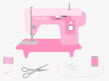 Sewing Machine,pink,home Appliance,line,household Appliance - Pink Sewing Machine Png, Transparent Png, Free Download