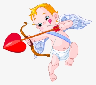 Cupid Valentines Day Clip Art - Valentines Day Cupid, HD Png Download, Free Download